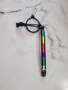 Parachute Cord Hydro Bottle Strap Rainbow Colors from Hogg